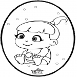 Temaer - Baby - Pricking card