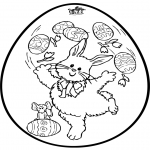 Temaer - Easter egg - Pricking card 2