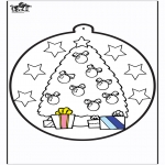 Jul - Prickingcard Christmas tree