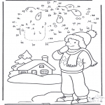 Vinter - Winter number drawing