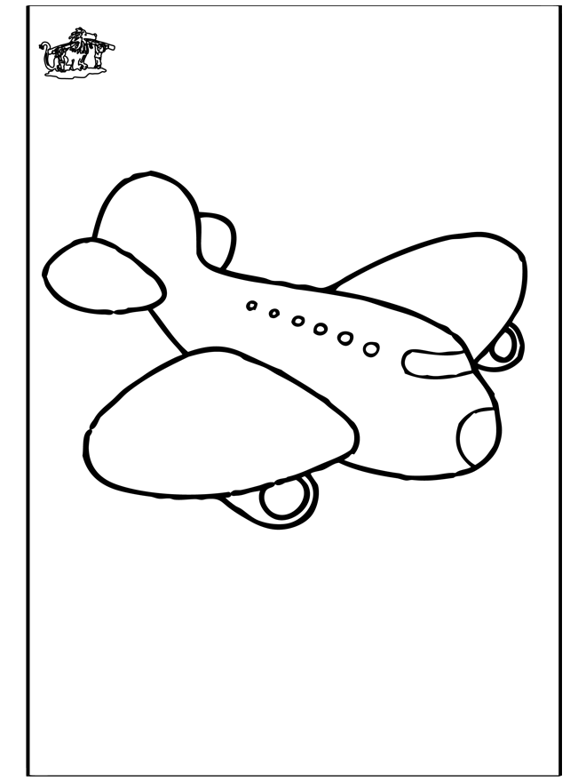 Airplane 4 - Fargeleggingstegninger fly