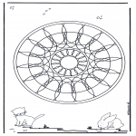 Mandala - Animal geomandala 4