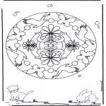 Mandala - Animal geomandala 7