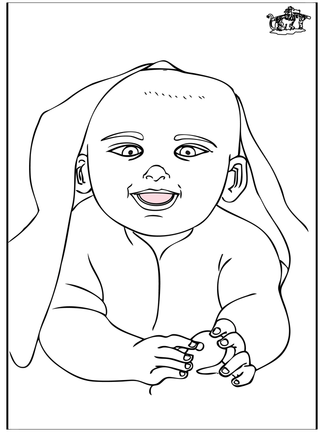 Baby 15 - Fargeleggingstegninger baby