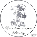 Kreativitet - Birthday grandma