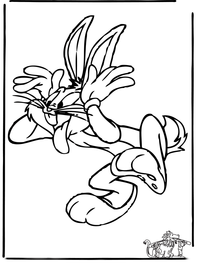 Bugs Bunny - Fargeleggingstegninger Looney Tunes