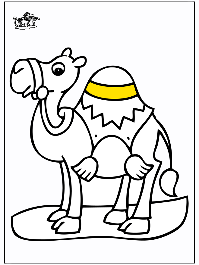Camel 2 - Fargeleggingstegninger dyrehage