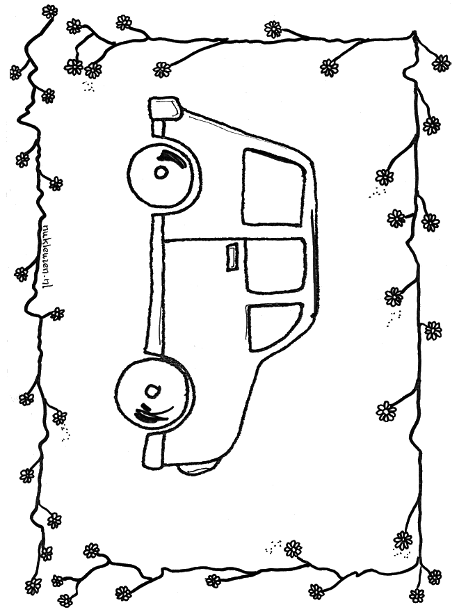 Car 1 - Fargeleggingstegninger biler