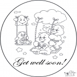 Kreativitet - Card get well 4