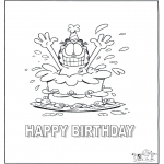 Kreativitet - Card happy birthday 3