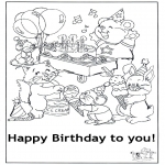 Kreativitet - Card happy birthday 5