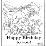 Kreativitet - Card happy birthday 6