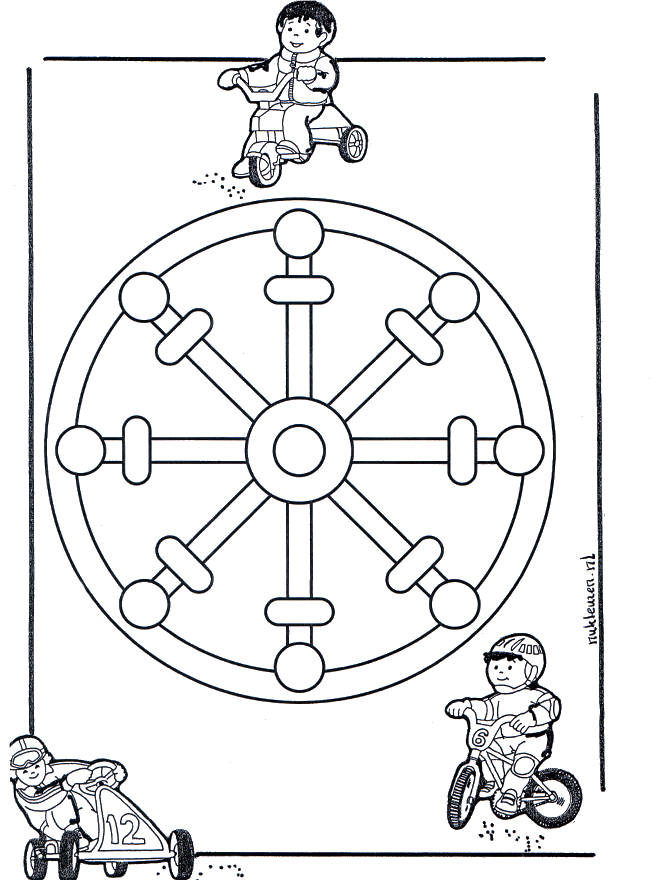 Children mandala 11 - Småbarnsmandalaer