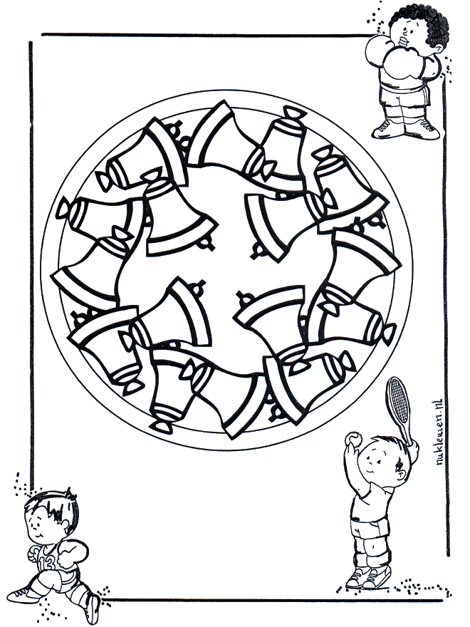 Children mandala 17 - Småbarnsmandalaer