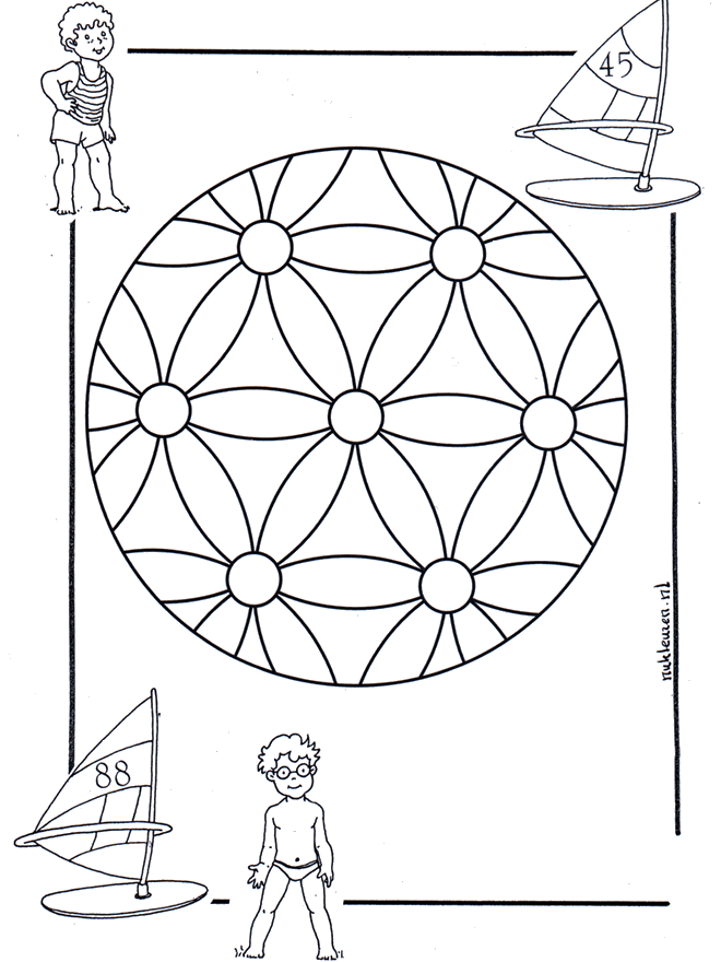 Children mandala 2 - Småbarnsmandalaer