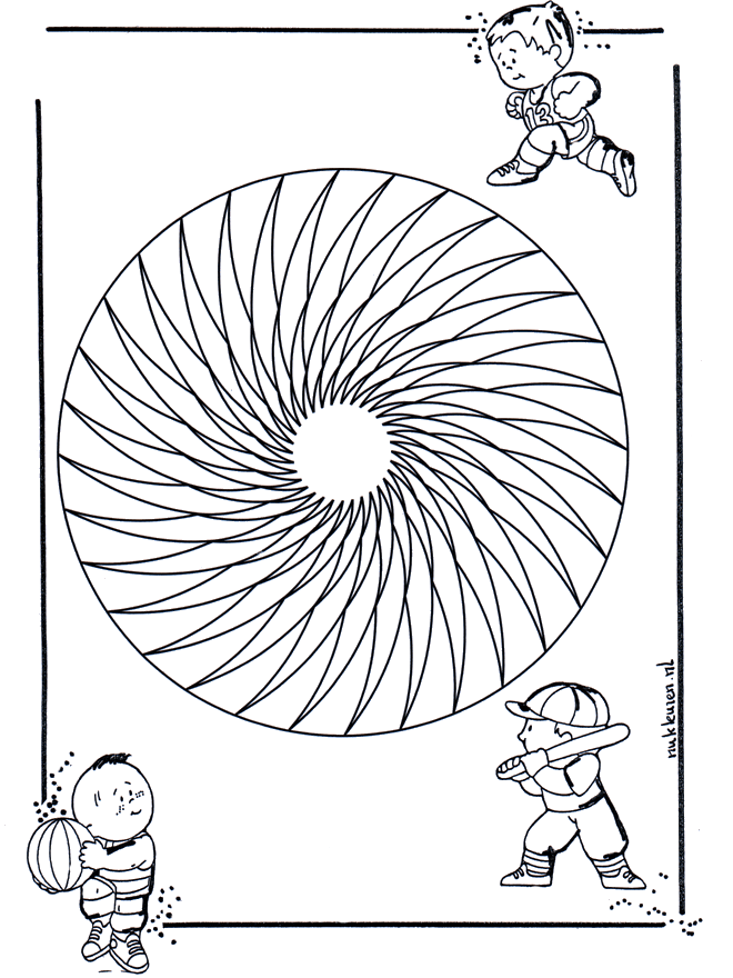 Children mandala 20 - Småbarnsmandalaer