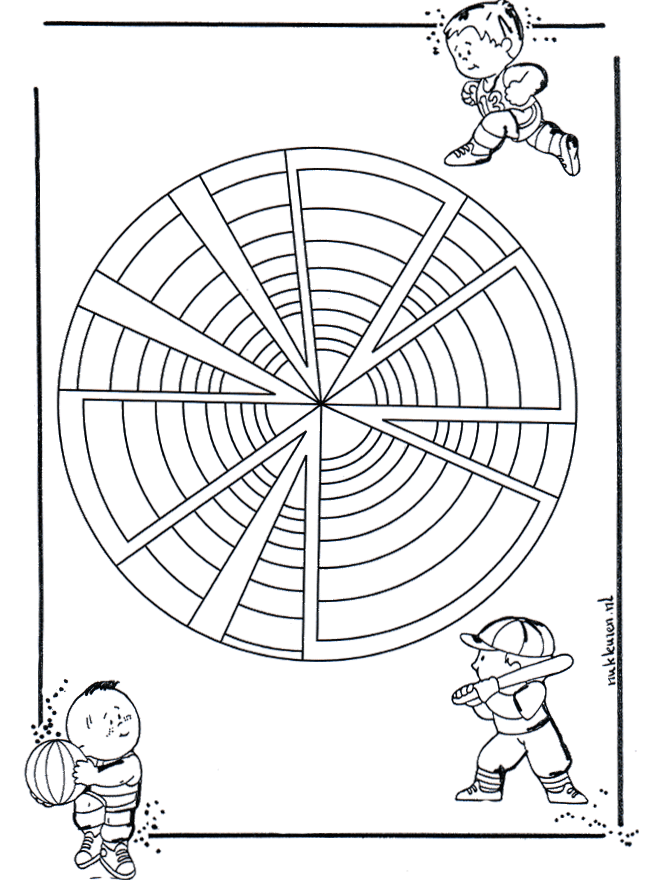 Children mandala 22 - Småbarnsmandalaer