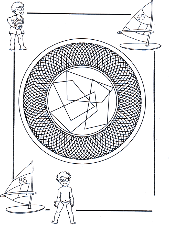 Children mandala 25 - Småbarnsmandalaer