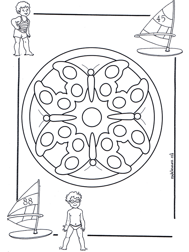 Children mandala 4 - Småbarnsmandalaer