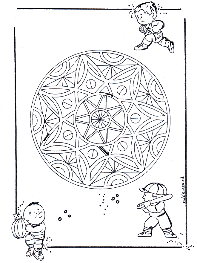 Children/Geo Mandala - Småbarnsmandalaer