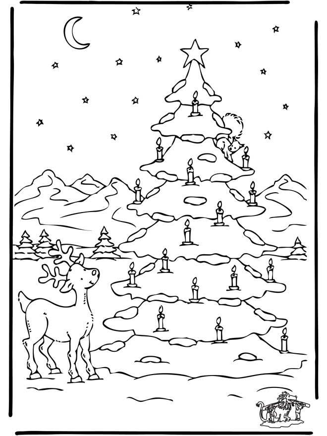 Christmas 42 - Fargeleggingstegninger Jul