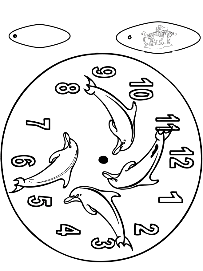Clock dolphin - Kreativ med å bygge