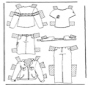 Cloth paper doll 2