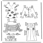 Kreativitet - Cloth paper doll 6