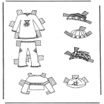 Kreativitet - Cloth paper doll 7