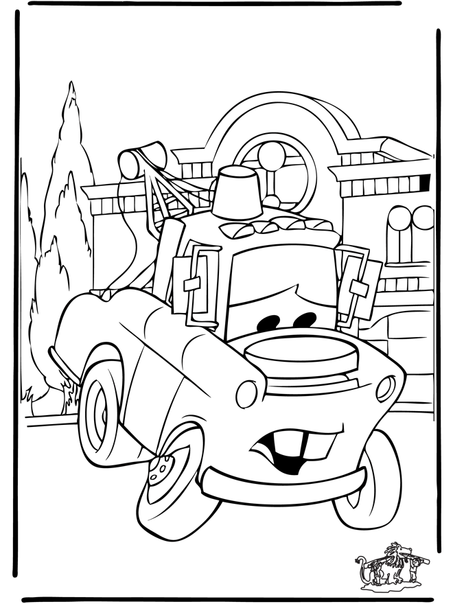 Coloring pages Cars - Fargeleggingstegninger Disney