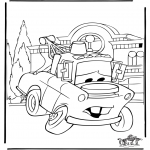 Tegneseriefigurer - Coloring pages Cars