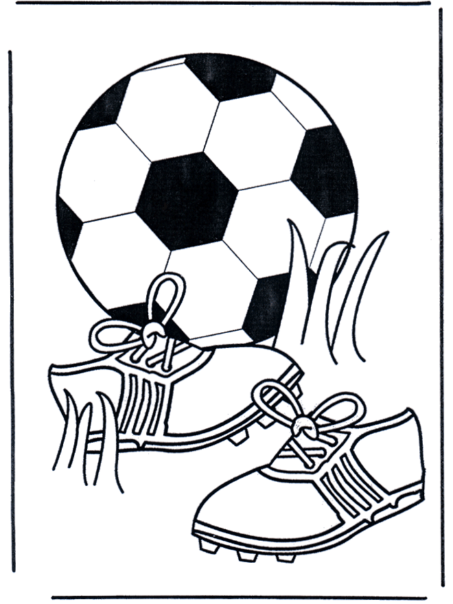 Coloring pages Football - Fotball fargeleggingstegninger