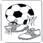 Litt av hvert - Coloring pages Football