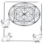 Mandala - Coloring pages mandala animals 