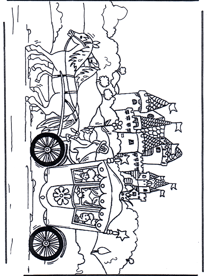 Coloring pages princes - Eventyr fargeleggingstegninger