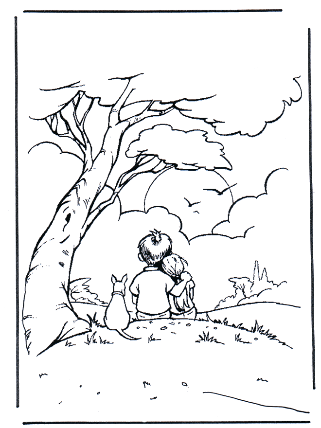 Coloring pages summer 1 - Fargeleggingstegninger sommer