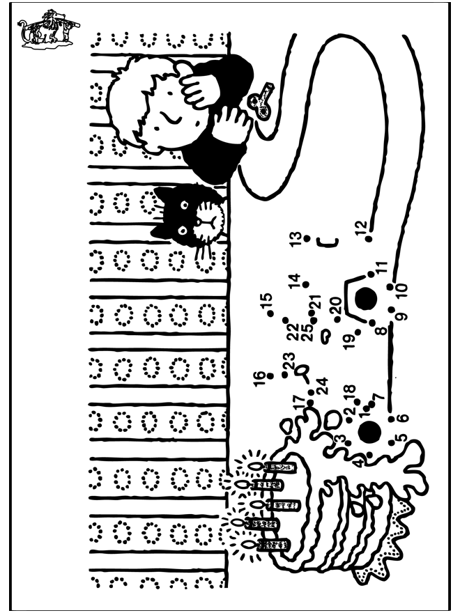 Connect the Dots birthday - Siffertegning