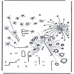 Kreativitet - Connect the Dots - firework