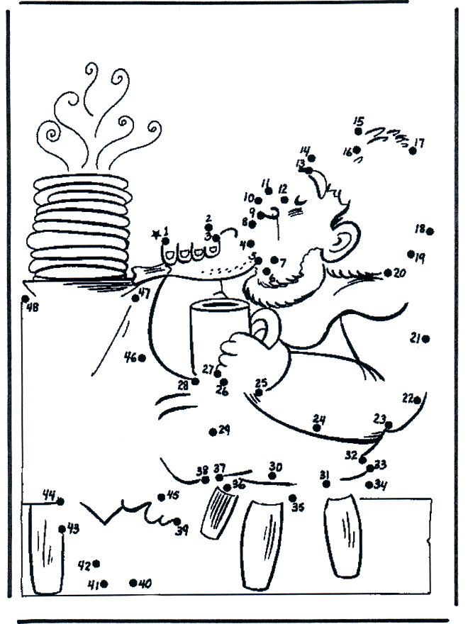 Connect the Dots - food - Siffertegning