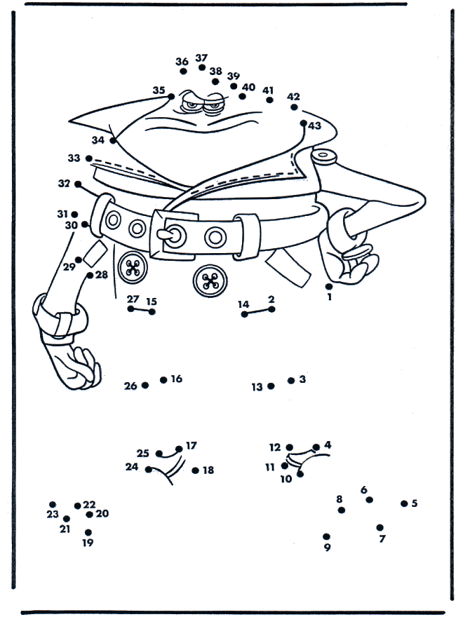 Connect the Dots - spy - Siffertegning