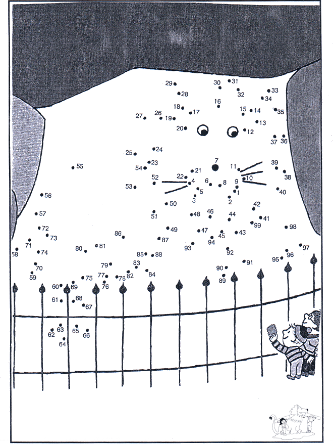 Connect the Dots - zoo 6 - Siffertegning