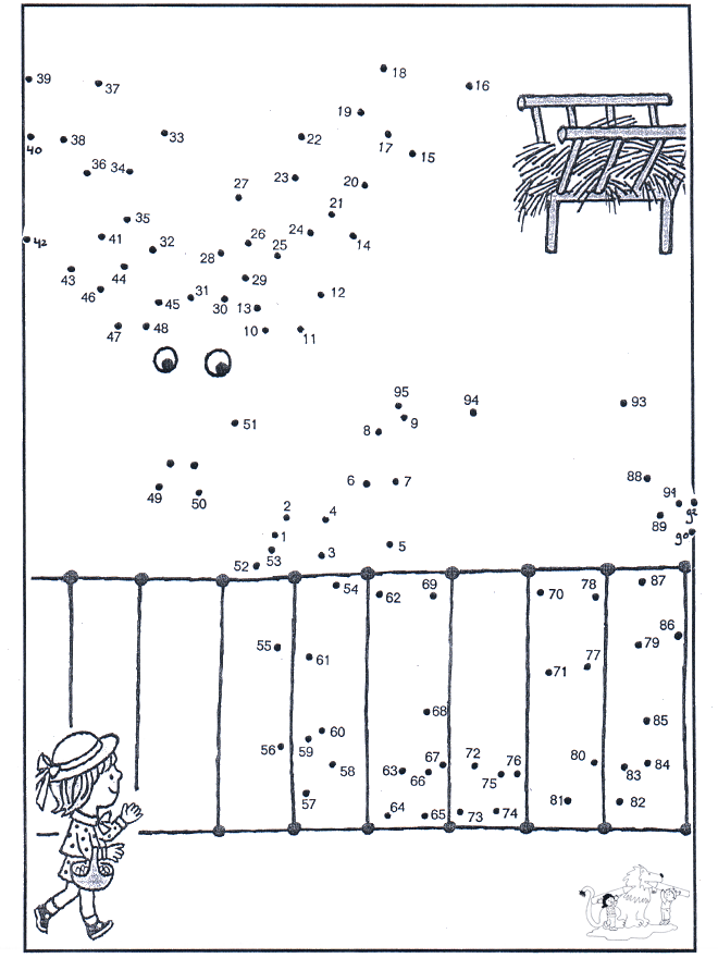 Connect the Dots - zoo 9 - Siffertegning