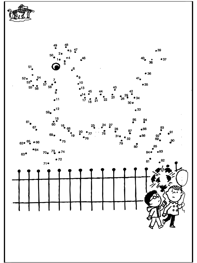 Connect the Dots - Zoo - Siffertegning