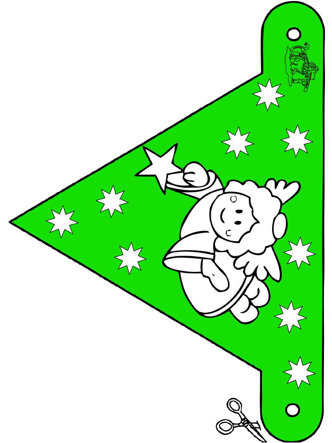 Decorationflag X-mas 8 - Kreativ med å bygge