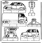 Kreativitet - Diorama craft traffic