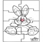 Easter bunny puzzle 3
