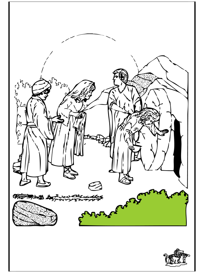 Eastern Bible 7 - Bibel fargeleggingstegninger Påske