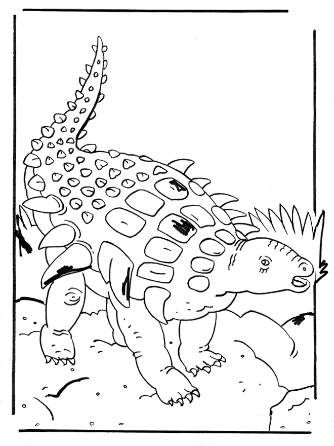 Edmontonia - Drager og dinosauruser