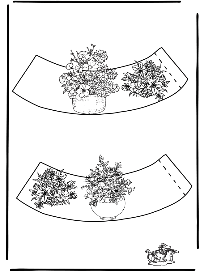 Eierdopjes Moederdag - Fargeleggingstegninger morsdag