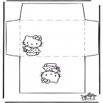 Kreativitet - Envelope Hello Kitty